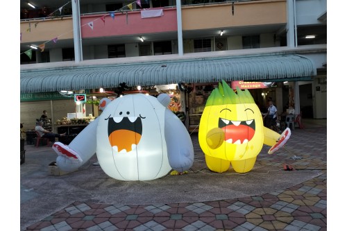Customise 2m Inflatable Lighted Cartoons 3